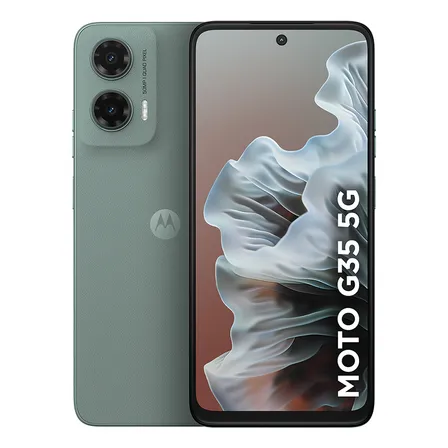 Smartphone Motorola Moto G35 5g - 256gb 12gb (4gb Ram+8gb Ram Boost) E Camera 50mp Com Ai Nfc Tela 6.7 Com Superbrilho - Cinza