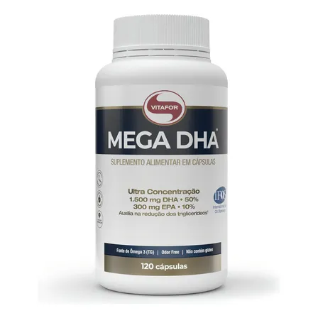 Mega Dha 120 Cápsulas Ômega 3 Vitafor