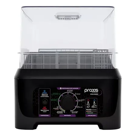 Lava Louças Praxis Portátil Llpp Semi-automática Preto