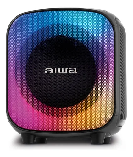 Caixa De Som Partybox PB-07 Bluetooth 8h Rgb Ubs Tws Aiwa Preto