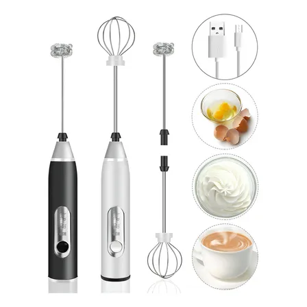Misturador Portátil Elétrico Whisk M150-BR 4 Velocidades USB