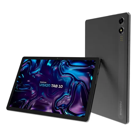 Tablet Positivo Vision Tab 10 4gb Ram 128gb Armazenamento, Octa-core, 13mp + Selfie 5mp, Bateria 6000mah, Tela 10.1 Hd, Wi-fi Ac E 4g, Full Lamination Preto