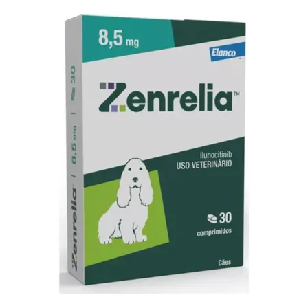 Zenrelia 8,5mg Dermatológico Elanco Para Cães - 30 Comp