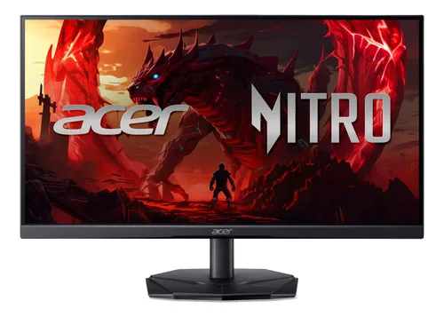 Monitor Acer Nitro Kg241y P3bip 23.8 Full Hd Led Va 180 Hz 0.5ms Hdmi Amd Freesync Premium Preto 127/220v