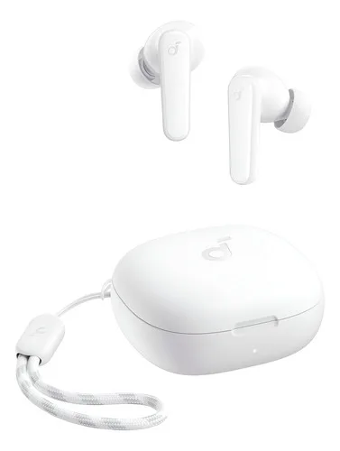 Fone De Ouvido In Ear Soundcore P20i Bluetooth 5.3 Grave Potente Drivers 10mm 30h Bateria Carregamento Rápido Personalização De Som Via App Ipx5 2 Mics Ia Para Chamadas Claras Case Compacto Cor Branco