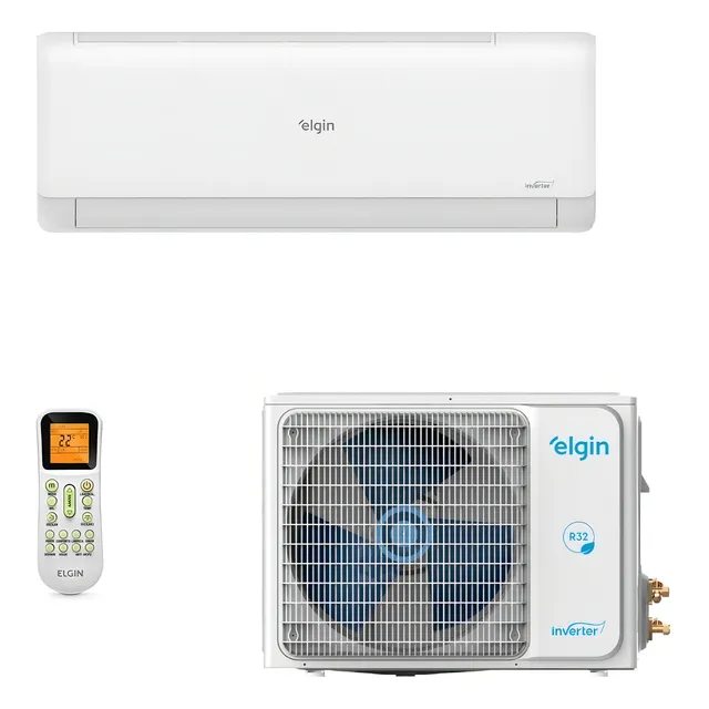 Ar-condicionado Elgin Eco Inverter Ii Wifi 18k R32 Qf, Unidade Externa, Cor Branca Branco 220v