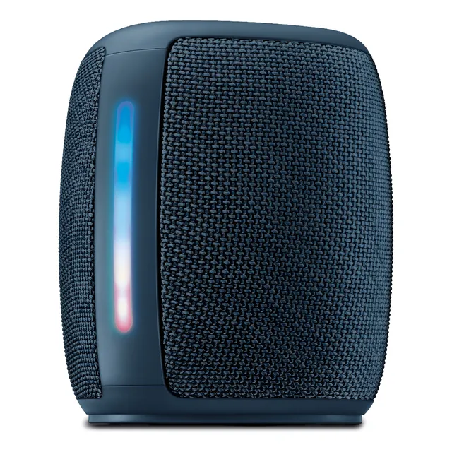 Caixa De Som Speaker Aiwa Sp-03-bl 15w Bluetooth Ipx4 Rgb Azul 127/220v