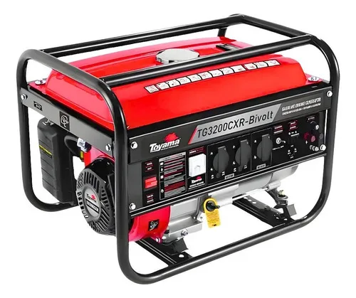 Gerador Toyama TG3200CXR 3,1KVA Bivolt Gasolina 7HP Silencioso
