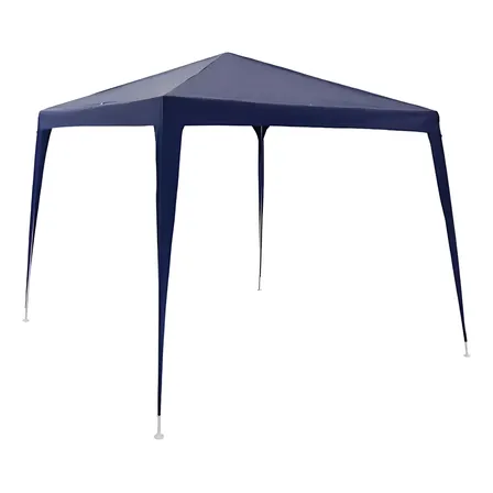Tenda Gazebo Azul Polietileno 3x3 Metros Desmontável Jau Pesca