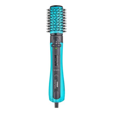 Escova Secadora Rotativa Rotating Hyaluronic Conair Cor Preto E Azul 127/220v
