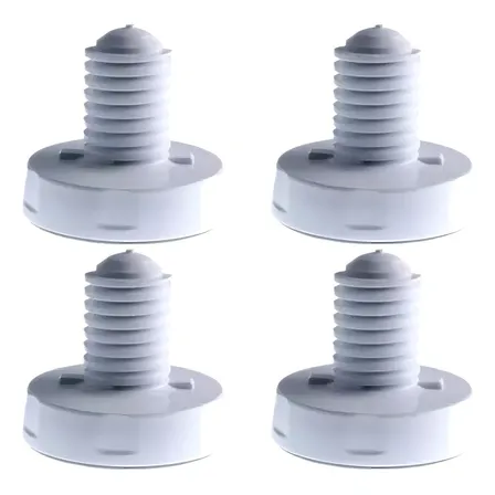 Kit 4 Pé Para Maquina Electrolux 8kg 10kg 12kg 16kg