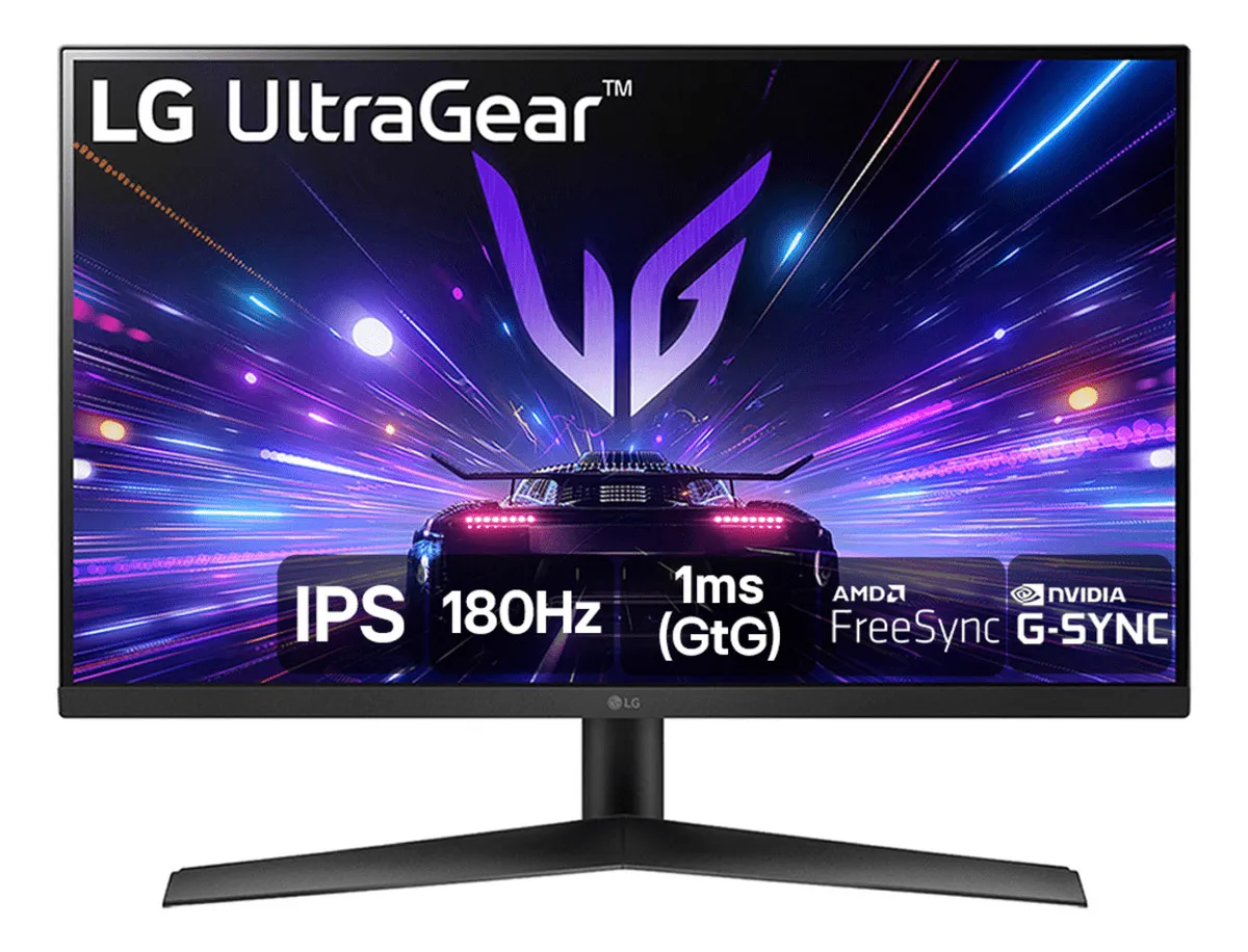 Monitor Gamer LG Ultragear 27 Ips, 180hz, 1ms (gtg), Nvidia G-sync , Amd Freesync, Hdr10, Srgb 99% - 27gs60f-b Preto 127/220v