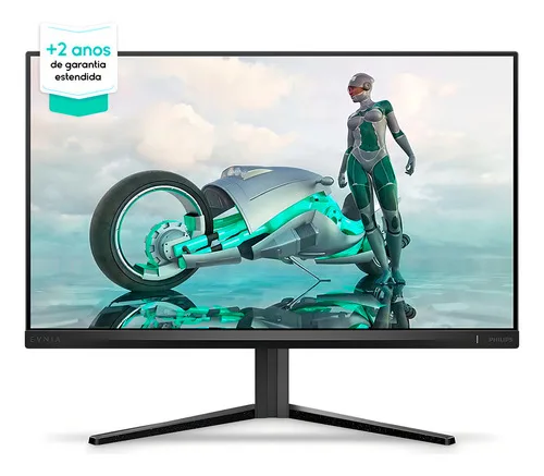 Monitor Gamer Philips 24 Evnia 24m2n3200l Ips 180hz 0,5ms Cor Preto