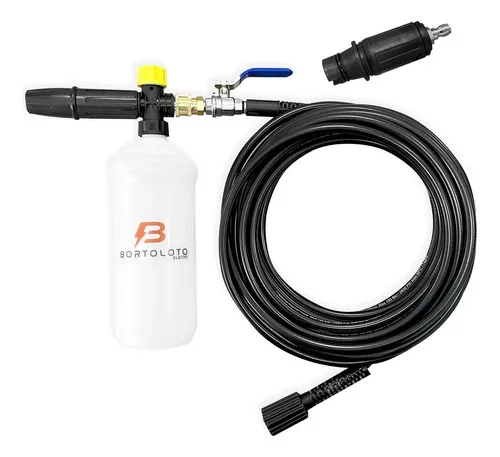 Gerador Espuma Snow Foam Karcher K Mangueira 15m Esguicho Cor Preto