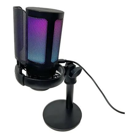 Microfone USB Condensador RGB Gamer – Cabos & Plugs