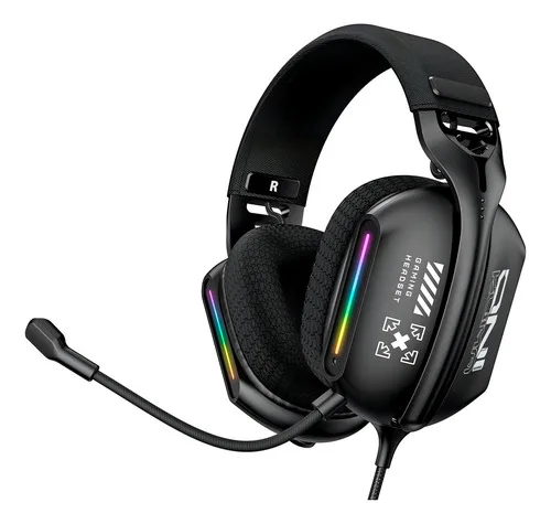 Headset Gamer Profissional Onikuma X12 Rgb Preto