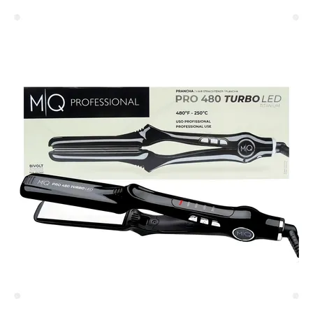 Prancha Mq Pro 480 Turbo Led Titanium