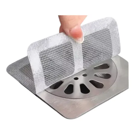 Filtro Adesivo Descartável Ralo De Pia Banheiro Kit Com 20