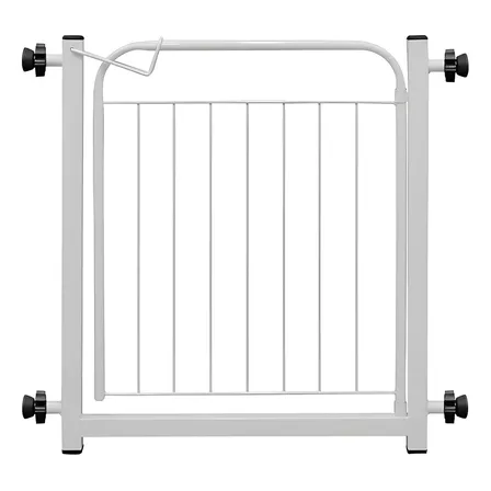 Grade Portão Porta Proteção Pets Crianças C/ Extensor Cor Branco aramado 69cm