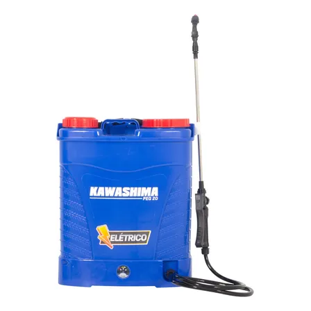 Pulverizador Costal A Bateria 20 Litros Kawashima Cor Azul