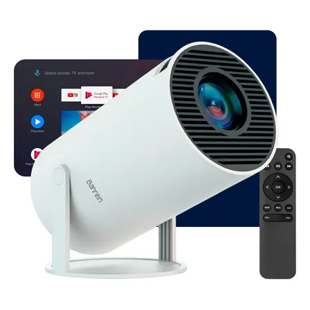 Projetor Portátil Smart Android Wi-fi Mini Hdmi Cor Branco Bahrein 127/220v