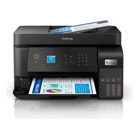 Multifuncional Epson Ecotank L5590 Colorida Preto 127/220v