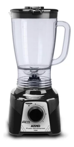 Liquidificador Arno Power Mix Essential Preto Lq19 | Arno