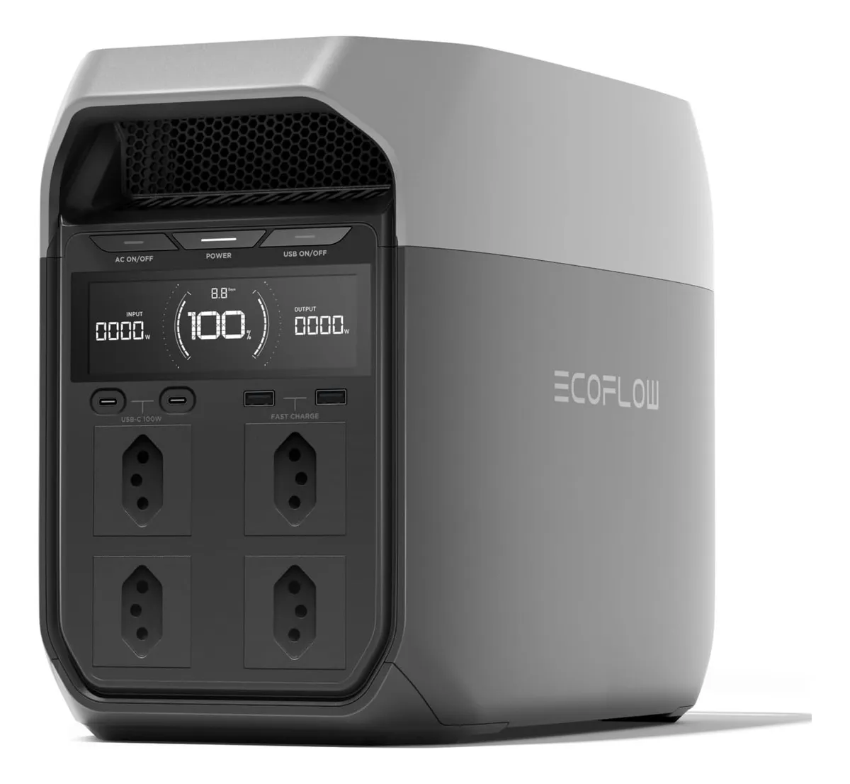 Ecoflow Delta 3 127v Estação Energia Portátil Gerador Solar 1024wh