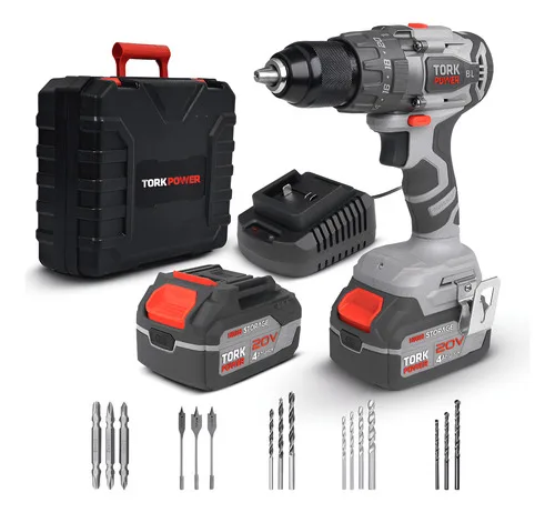 Parafusadeira Furadeira De Impacto Tork 65nm Bateria 8ah 20v