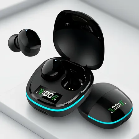 Fone De Ouvido Bluetooth Sem Fio Tws Graves Potentes Bateria Longa Duração C/ Microfone Compatível Com Todos Os Celulares Notebook Tablet Computador Preto