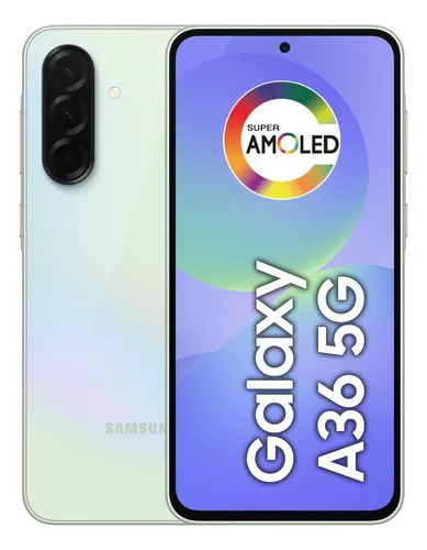 Smartphone Samsung Galaxy A36 5g 128gb 6gb Ram Câmera Tripla De Até 50mp Selfie De 12mp Ip67 Super Amoled 6.7'' Nfc Recursos Ai Android E Segurança Snapdragon - Verde