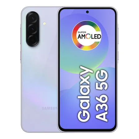 Smartphone Samsung Galaxy A36 5g 128gb 6gb Ram Câmera Tripla De Até 50mp Selfie De 12mp Ip67 Super Amoled 6.7'' Nfc Recursos Ai Android E Segurança Snapdragon - Violeta