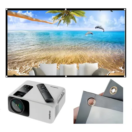 Tela Projeção 150 Polegadas Imagem Nitida Cinema Em Casa