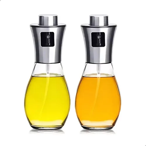 Spray Galheteiro De Azeite Vinagre E Óleo Universal Borrifador Culinário Kit 2 Pulverizador Dosador De Salada Temperos E Outros 200ml Gourmet