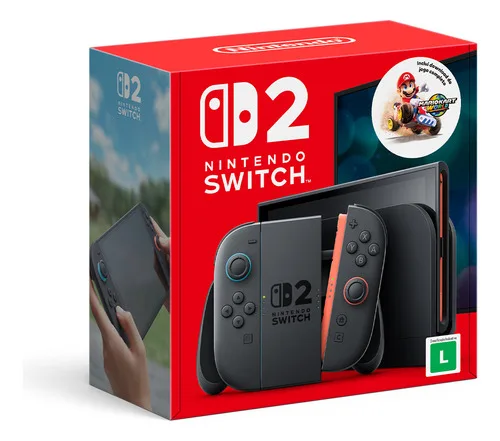 Bundle Nintendo Switch 2 + Mario Kart World Preto