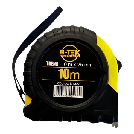 Trena Profissional B-Tek 10m Aço Emborrachada Com Trava