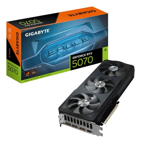 Placa De Vídeo Geforce Rtx 5070 Eagle Oc Sff 12g Gigabyte