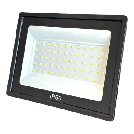 Refletor LED 1000W Bivolt Prova D'Água 6500K Branco Frio IP66