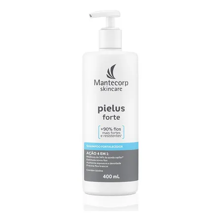 Shampoo Fortalecedor Pielus Forte 400ml Mantecorp