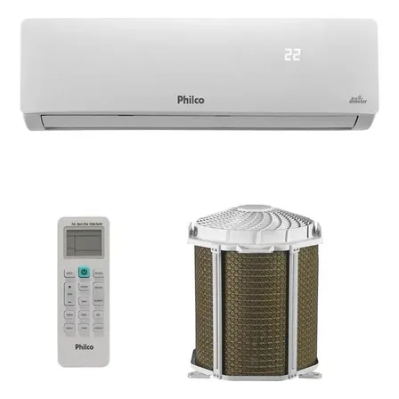 Ar Condicionado Split Hi Wall Eco Inverter Pac9fc Philco 9.000 Btus Frio R-32 Branco 220v
