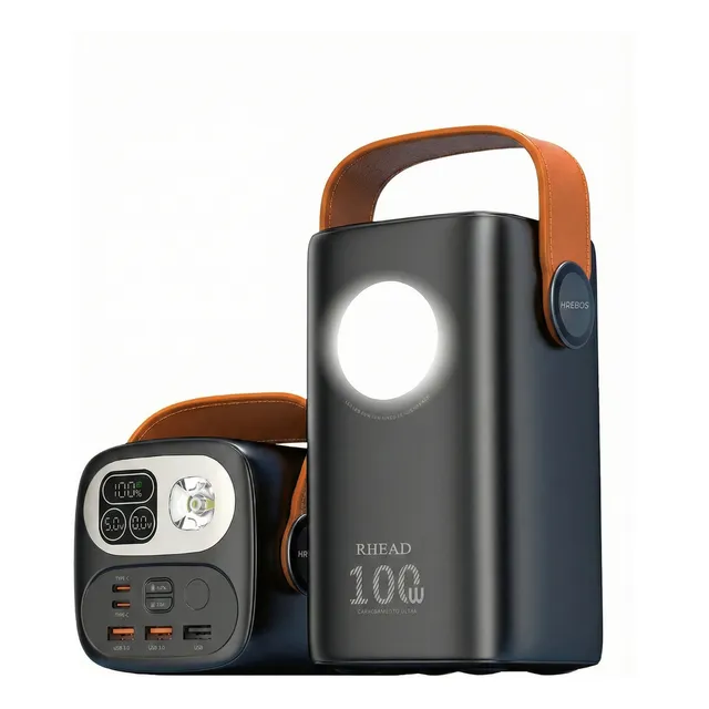 Power Bank 60.000mah 100w Para - Starlink Mini Ultra Rápido Carregador Portátil E Notebooks celulares computadores viagens trabalho home office proteções contra sobrecarga e curto-circuito Marca RHEAD