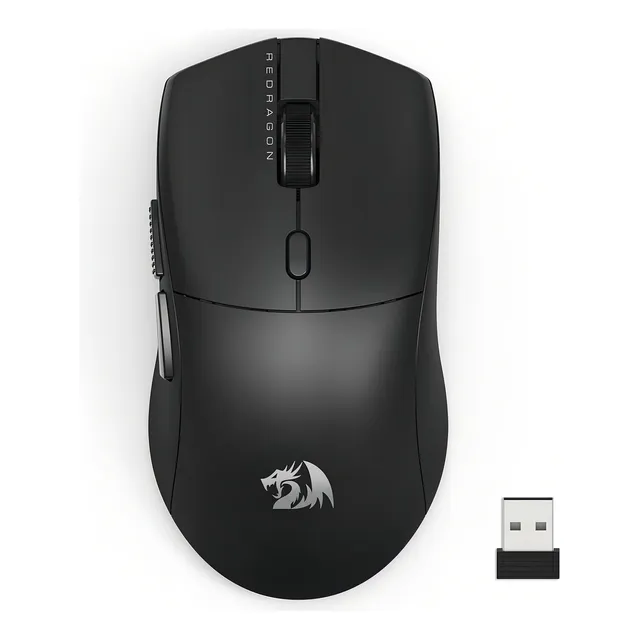 Mouse Redragon Neva Pro Preto Ultraleve 54g Paw3395 26000dpi Preto
