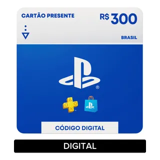 Sony Playstation Store Gift Card R$ 300 (digital)