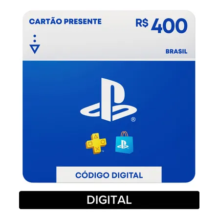 Sony Playstation Store Gift Card R$ 400 (digital)