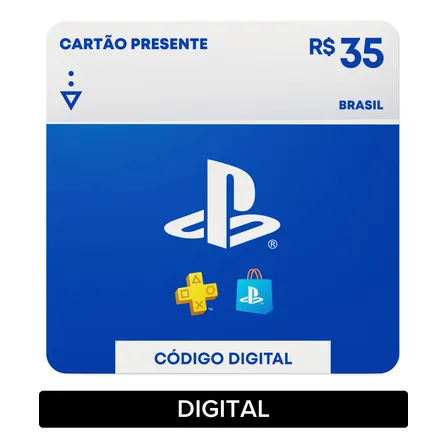 Sony Playstation Store Gift Card R$ 35 (digital)