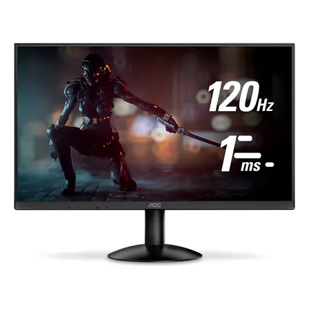 Monitor Gamer Aoc 21.5'' Full Hd Gaming 120hz 1ms 22b30hm23 Cor Preto 127/220v