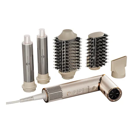 Secador De Cabelos Philco psc3500 4 Em 1 dobrável motor bldc Prateado Bege 220v