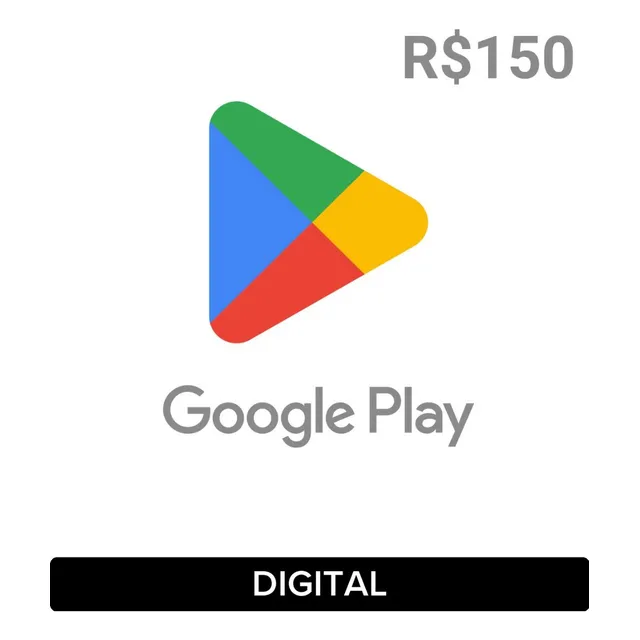 Google Play Gift Card R$ 150 (digital)