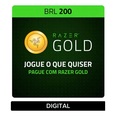 Razer Gold Digital R$ 200 (digital)