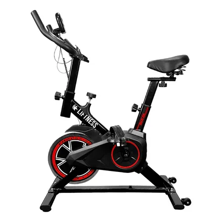 Bicicleta Spinning Liftness Ergométrica Semi Profissional Preto 127/220v